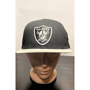 New Era 9Fifty  Cap Las Vegas Raiders 2Tone Black Gray Snapback Hat. Med/Large